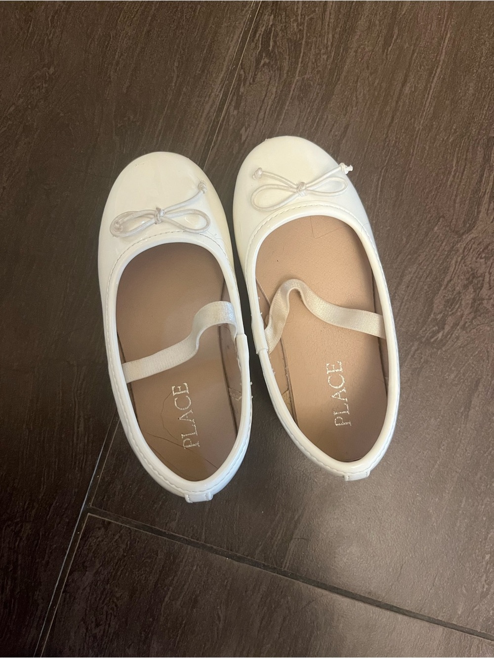 The Children's Place White Bow Mary Jane Flats